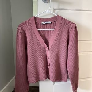 Zara cropped cardigan